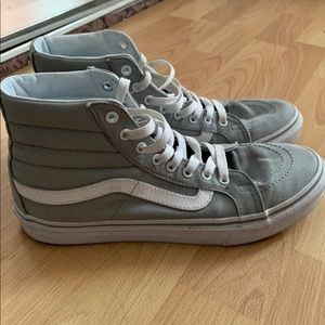 High top Grey Vans